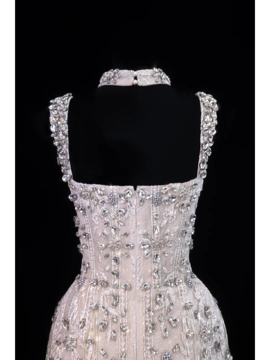 Girlhomeshops - Rosa, exquisites, kurzes Satin-Heimkehrkleid mit Perlen, Geburtstagspartykleid, gh5376