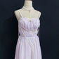 Lavender Spaghetti Strap Long Premium Romantic Gown, Slim Fitted Waist, Elegant Style, Wedding Dress & Bridal Gown gh8292