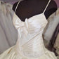Ivory fashion unique elegant bow A-line long satin tulle princess ball gown evening dress wedding dress adult ceremony dress gh3555