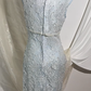Sexy Vintage Light Gray Sleeveless Prom & Evening Party Dress, Vintage Pattern, Fitted Waist Bodycon Silhouette gh8565