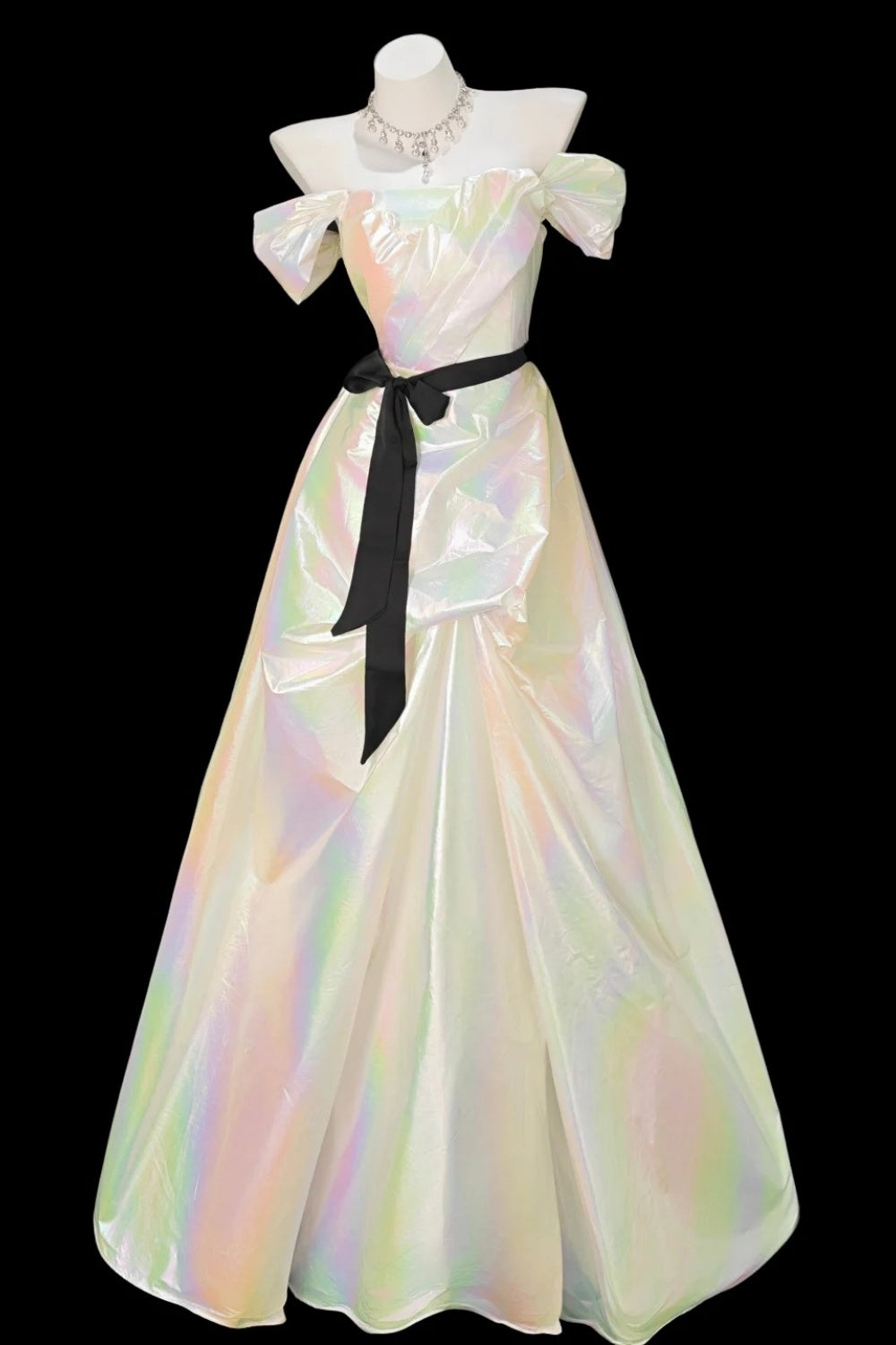 New fashionable long satin ball gown gh6831