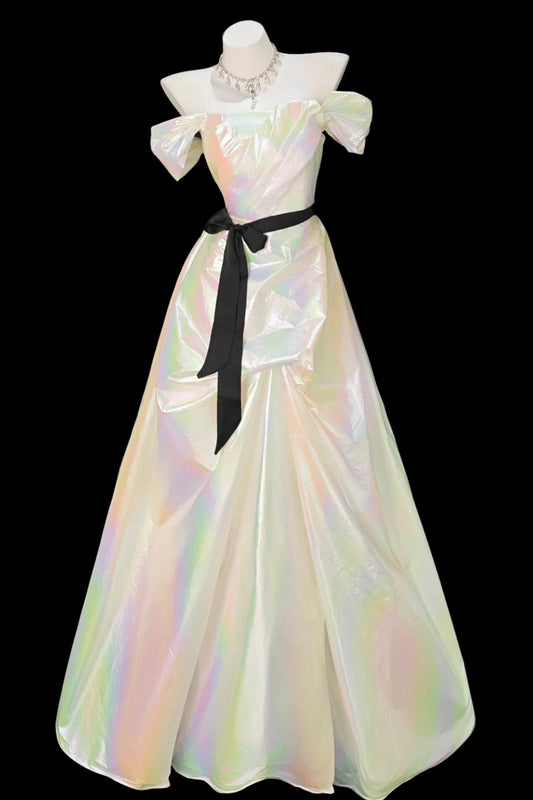New fashionable long satin ball gown gh6831
