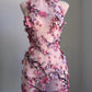 Pink Floral Elegant Sweet Fairy Short Tulle Homecoming Dress Prom Dress Party Dress gh4890