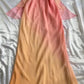Blue/orange fashion gradient elegant spaghetti strap long chiffon prom dress evening dress party dress gh2934
