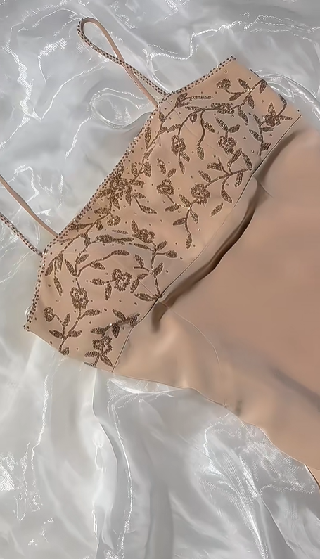 Vintage Blush Pink Spaghetti Strap High Waist Slimming Long Prom & Evening Party Dress gh8523