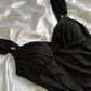 Black Shiny Elegant Long Chiffon Ball Gown Evening Gown Party Dress gh4232