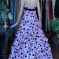 Pink Black Polka Dot Vintage Prom Dress Strapless Sweetheart Waist Bow Layered Ruffle Satin Ball Gown gh9632