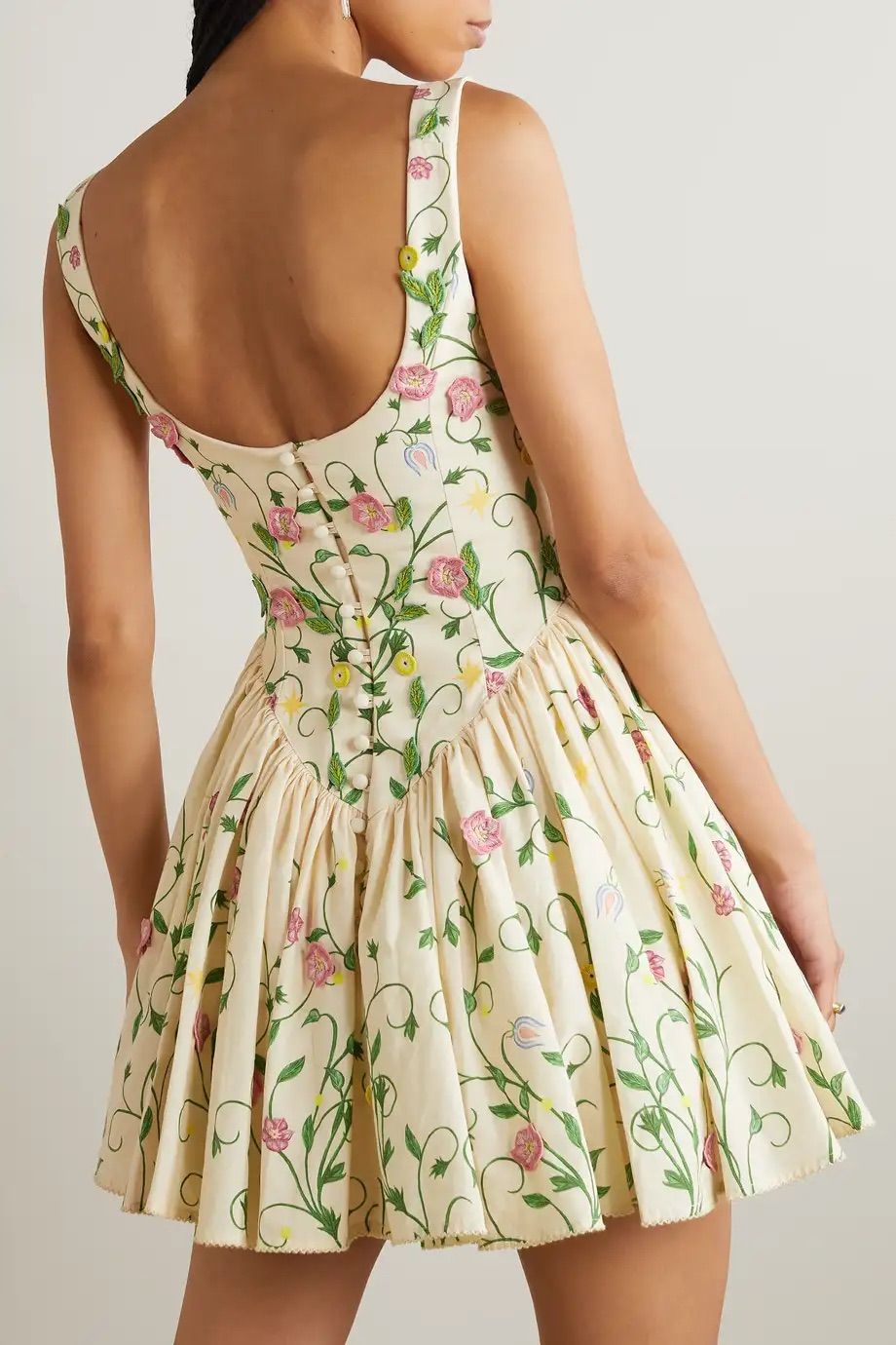 girlhomeshops – Kurzes Chiffon-Heimkehrkleid mit Blumenmuster, Reise- und Urlaubskleid gh5712