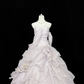 Lavender Strapless Cinched Waist Voluminous Princess Skirt Long Romantic Dress, Wedding Gown gh7897