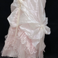 Blush Pink Spaghetti Strap Vintage Long Elegant Romantic Gown, Embroidery Detail, Cinched Waist, Wedding Dress & Bridal Gown gh8167