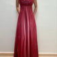 Red Fashion Elegant Exquisite Embroidery Beading Spaghetti Strap Long Tulle Ball Gown Evening Gown Party Dress gh3409