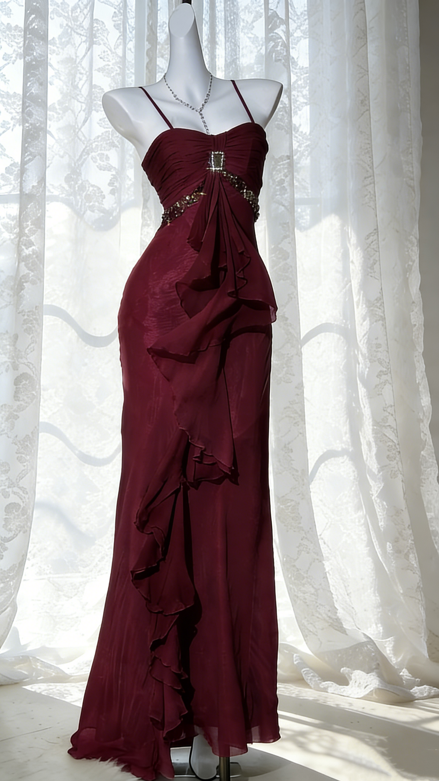 🍃 Ethereal Gradient Green Gown - Your New Go-To Evening Dress gh6940