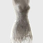 Girlhomeshops - Neues weißes, luxuriöses, süßes, kurzes, perlenbesetztes Heimkehrkleid, Geburtstagspartykleid, gh5193