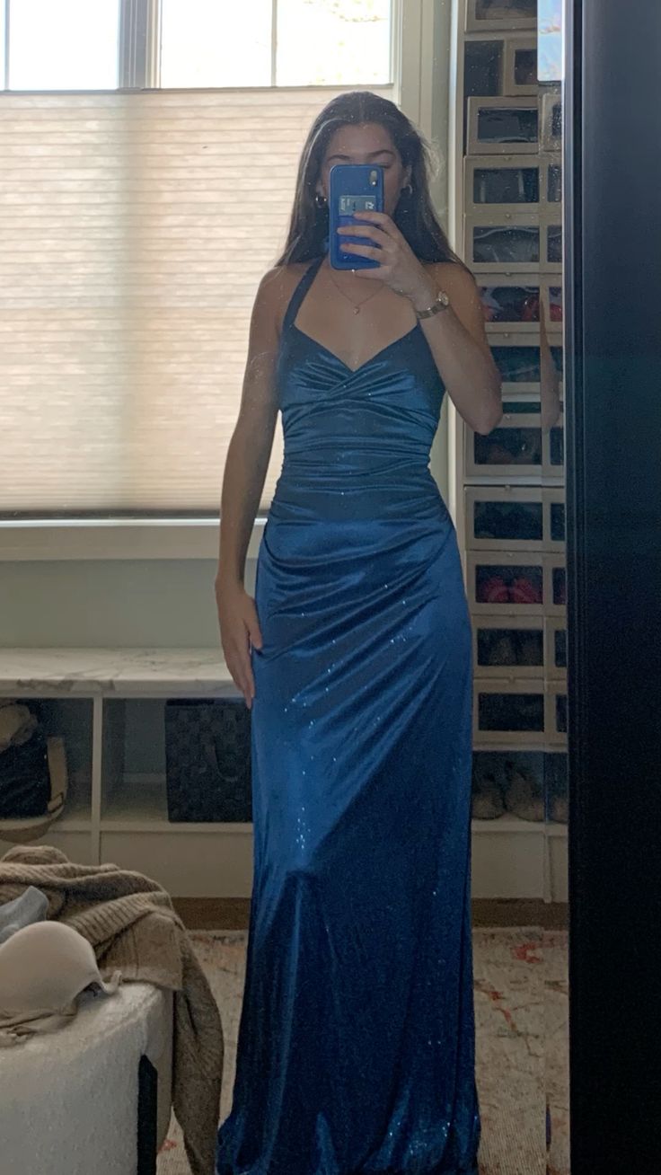 Lila/Blau Mode Elegante Liebsten Neck Strap Lange Dünne Satin Formale Ballkleid Abendkleid Party Kleid Graduation Kleid gh3468
