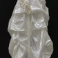 Off-white Satin Spaghetti Strap Long Vintage Luxury Romantic Gown, Wedding Dress & Bridal Gown gh8125