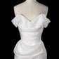 Weißes Homecoming-Kleid, kurz, stilvoll, Tüll, Ballkleid, Abendkleid, Geburtstagskleid, gh4473