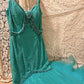 Robe de soirée sirène longue en mousseline de soie et dentelle, rose, perlée, magnifique, gh4443
