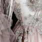 girlhomeshops-Pink, Gorgeous, Delicate Lace And Beaded Long Prom Dress gh6282