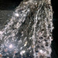 girlhomeshops - Robe de bal longue scintillante à paillettes argentées gh5696