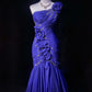 Purple Gorgeous Shiny Elegant Fashion Exquisite Beaded Floral Long Tulle Floor Length Mermaid Ball Gown Evening Gown Prom Dress Party Dress gh3857