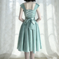 Retro-style girly satin rush dresses, short dresses, back-to-school dresses, party dresses, birthday dresses gh6937