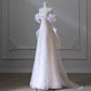 Girlhomeshops - Robe de bal longue en tulle rose magnifique, ornée de perles scintillantes et de perles, et robe de soirée formelle au sol gh5315