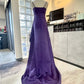 Girlhomeshops-Purple exquisite beaded long satin prom dress gh5426