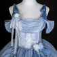 Girlhomeshops-Blue sweet fashion tulle short homecoming dress birthday dress gh5344