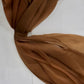 Girlhomeshops -White simple brown ribbon long satin prom dress evening dress party dress gh5119