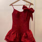 Short Satin Homecoming Dress Birthday Dress gh6800