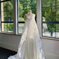 Girlhomeshops - Robe de bal de mariage élégante et longue en dentelle blanche exquise gh5446