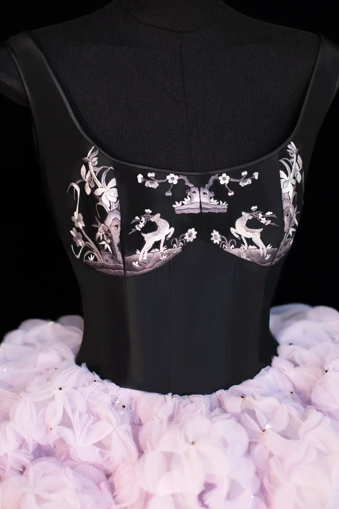 Girlhomeshops - Robe courte bouffante élégante rose et violette pour fille, tenue de soirée, robe d'anniversaire, gh5370