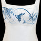 Girlhomeshops - Weißes, zart geblümtes, kurzes Satin-Heimkehrkleid, Geburtstagskleid, gh5375