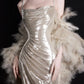 girlhomeshops-Elegant Satin Mermaid Fitted Prom Dress gh6234
