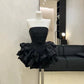 Rosa/Schwarzes Homecoming-Kleid, kurzes Satin-Ballkleid, Abendkleid, Geburtstagskleid, gh4525