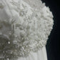 girlhomeshops-White Vintage Beaded Long Tulle Gown/Wedding Dress gh6244