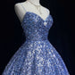 Robe de soirée courte bleue brillante à paillettes pour princesse, tenue de bal, de soirée, de soirée sur glace, Elsa's Ice Party gh4367