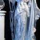 Retro elegant long evening gown, mermaid princess maximalism gh6846