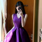 Robe de soirée courte en satin gh6640