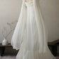girlhomeshops - Robe de fée blanche longue en mousseline de soie gh5735