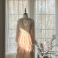 Blassrosa, zart, romantisch, süß, niedlich, wunderschön, exquisit, elegant, mit Perlen besetzt, kurz, Chiffon, Heimkehrkleid, Abendkleid, Ballkleid, Geburtstagskleid, Urlaubskleid, Partykleid, gh4045