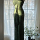 Green Elegant Fashion Exquisite Beaded Strapless Long Chiffon Ball Gown Evening Dress Birthday/Holiday Party Dress Prom Dress gh4066