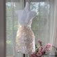 Pink Sequin Short Sparkling Homecoming Dress Party Dress Date Dress gh4879