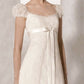 girlhomeshops – Weißes, eckiges Ausschnitt, klassisches, romantisches, elegantes langes Brautkleid aus Spitze, gh5666