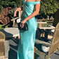 girlhomeshops-Simplicity Stilvolles, elegantes, langes, schmales Satin-Abschlussballkleid, Ballkleid gh5862