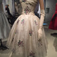 girlhomeshops – Exquisites, mittellanges Chiffon-Ballkleid mit Blumenmuster, Hoco-Kleid gh5558