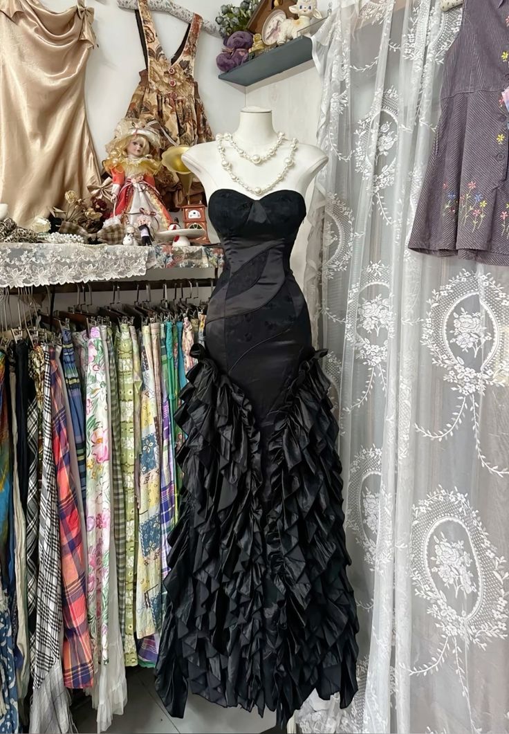 Schwarzes wunderschönes elegantes langes Meerjungfrau-Ballkleid mit schmalem Schnitt, Abendkleid, Partykleid gh3247