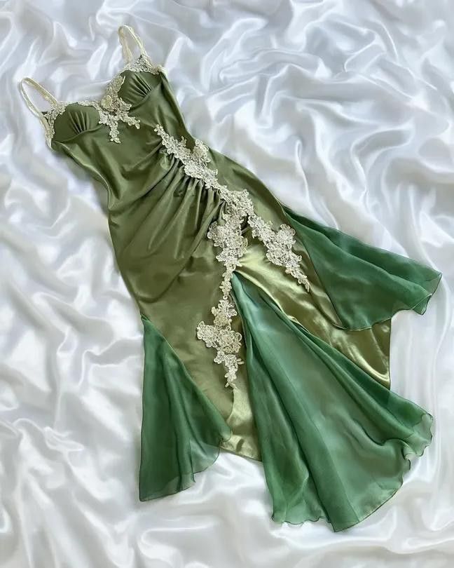 Olive Green Elegant Spaghetti Strap Short Satin Lace Applique Homecomi girlhomeshops Olive Green Elegant Spaghetti Strap Short Satin Lace Applique Homecomi girlhomeshops
