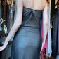 Strapless Black Tulle Evening Gown Silver Floral Beaded Embroidery Ruched Long Prom Dress gh9690