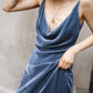 Girlhomeshops-Haze blau samt elegante neue lange Ballkleid Abendkleid gh5252